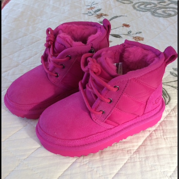 UGG NEUMEL toddler pink boots - Picture 5 of 7